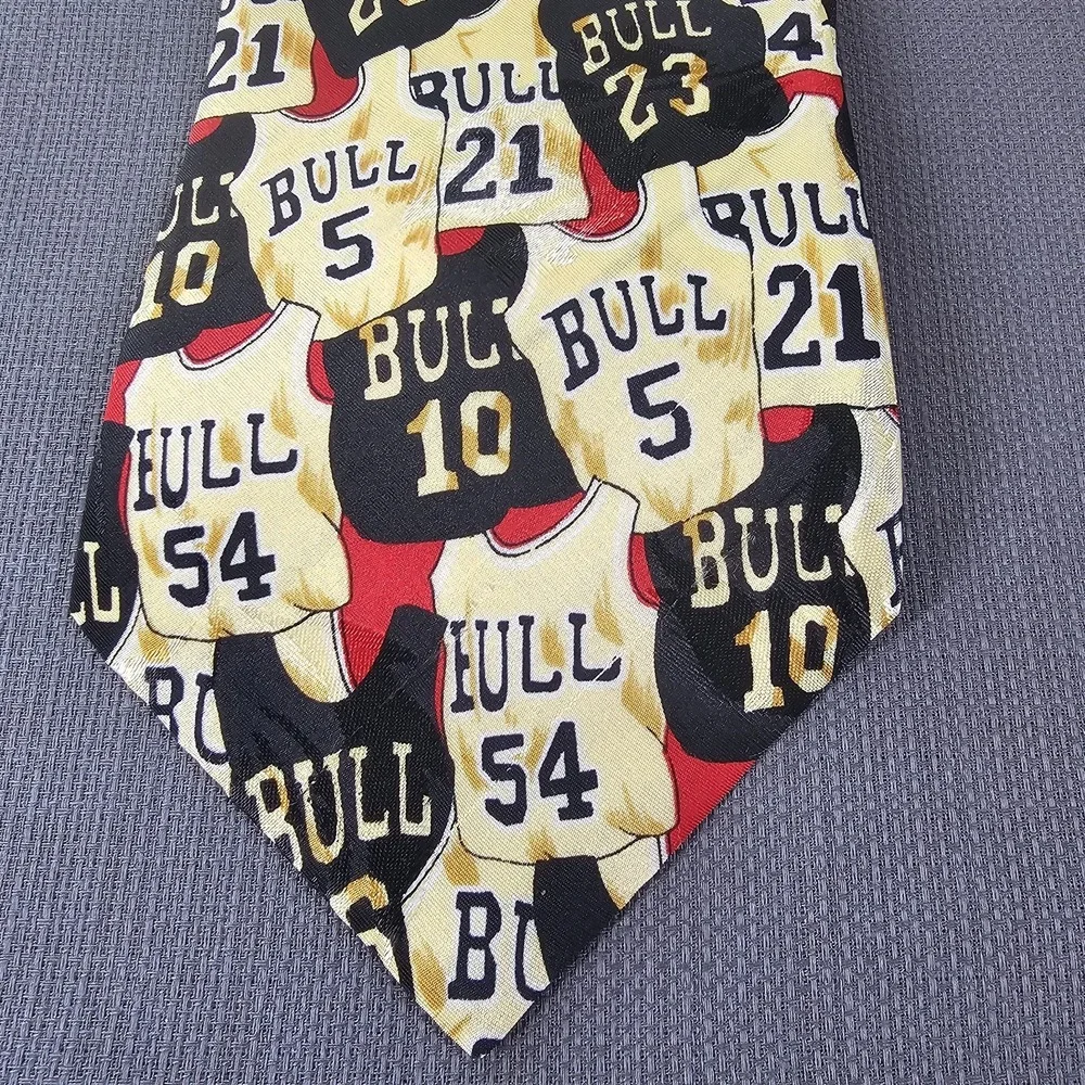 Duomo Milano  Silk Bulls Jersey‎ Print Necktie 56
